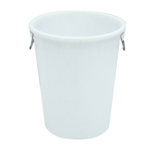 Grand seau à <span class=keywords><strong>eau</strong></span> rond 60L en plastique HDPE avec poignée et couvercle, grand seau ou baril de couleur bleue - Product Image 3