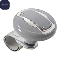 Pegangan Kemudi CarFu AC-1305 dengan Cover, Cocok untuk Bantalan Logam, Cengkeraman Kuat, Universal, ABS, Besi, Kartu Blister OEM