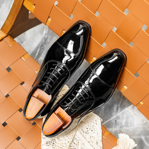 Auténticos Zapatos Mocasines de Cuero Genuino para Hombre, Hechos a Mano, con Punta Cuadrada, Casuales, para Uso Diario, Ideales para Bodas, Populares - Product Image 3