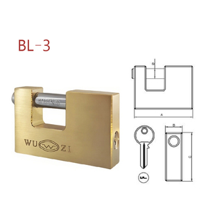 Candado de latón resistente con grillete de cierre de llave de gabinete de tres círculos de diseño especial recién llegado a la venta - Product Image 4