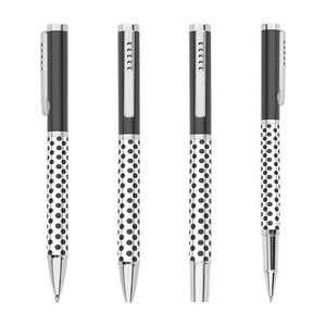 Bolígrafos de Metal con Diseño OEM Personalizado, Acabado en Cuero/Pintura y Detalles en Oro Rosa/Plata - Product Image 5