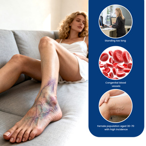 Parches para Várices, Alivian las Várices en las Piernas, Eliminan las Várices, Crema para la Salud de las Piernas - Product Image 3
