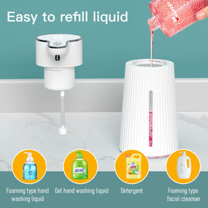 Dispensador de Jabón Automático de Gran Capacidad de 400 ml, Dispensador de Espuma Sin Contacto, Montado en la Pared, para Baños de Hotel, Impermeable IPX6, Moderno y Recargable - Product Image 5
