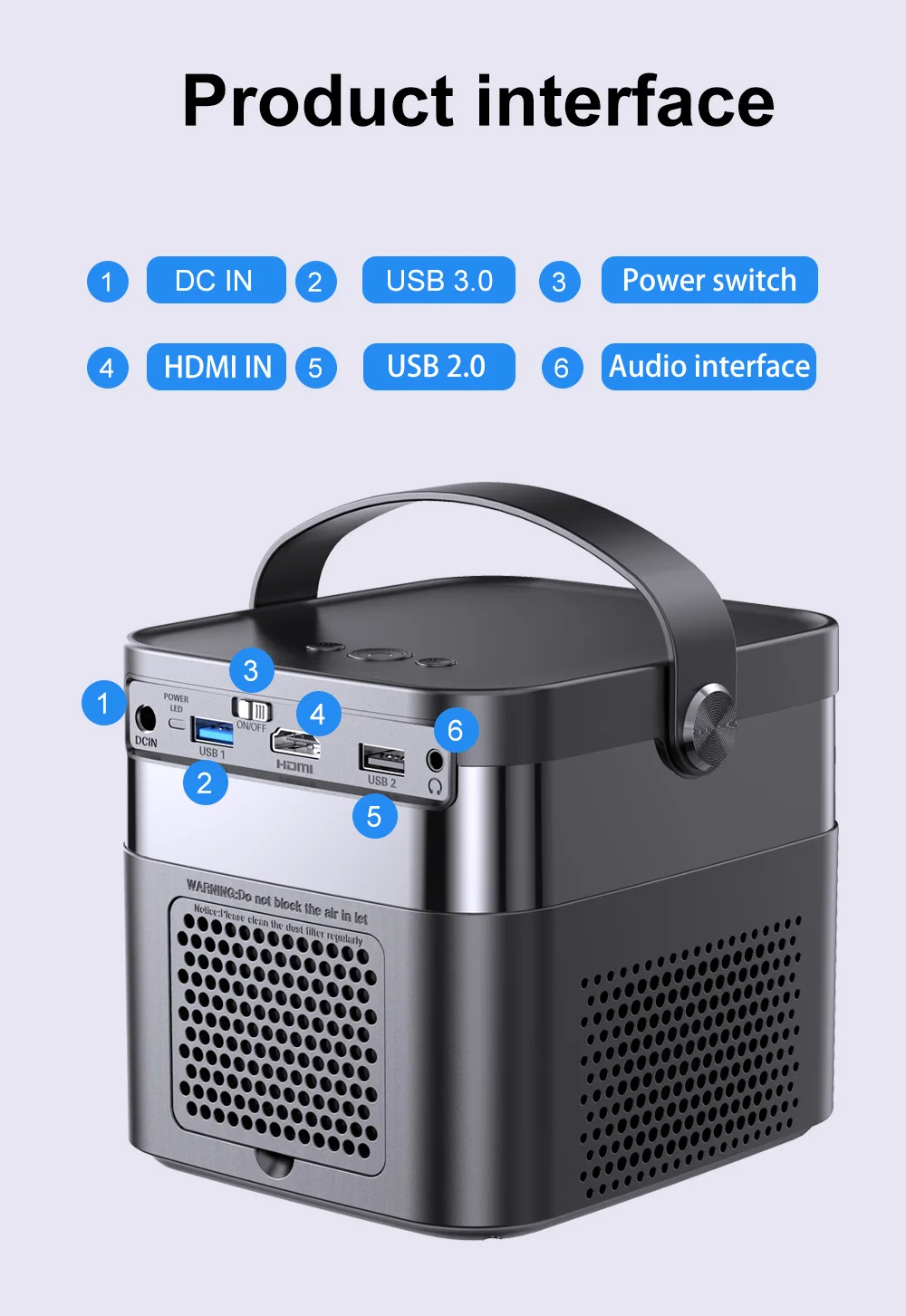 CLYTTE DLP projector K5 dual wifi Android9.0 540p 4k projector 3d projector for home theatre outdoor