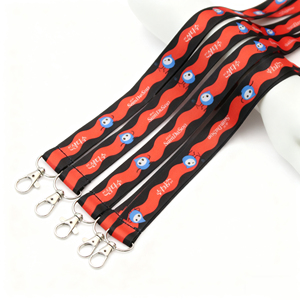 Manufacturer Logo Custom Cheap Neck Tool <b>Lanyard</b> Sublimation Printing <b>Polyester</b> Smooth <b>Lanyard</b> - Product Image 2