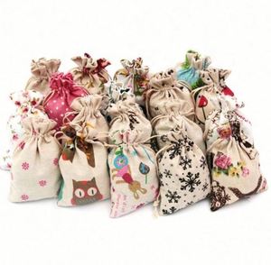 Bolsas de Tela Reutilizables Personalizadas con Cordón, de Terciopelo, Lino, Algodón o Lona, en Diferentes Grosores y Colores, con Diseño Impreso - Product Image 2