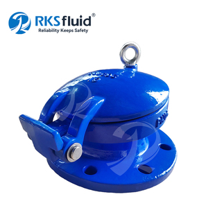 Válvula de aleta de remanso de extremo de brida de hierro dúctil serie Satyr DN100 DN150 para aguas residuales con estructura robusta - Product Image 5