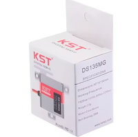 Moteur CC sans noyau KST DS135MG 5,2 kg 0,12 seconde, servo numérique à engrenages métalliques 23g pour modèle de planeur RC, pièces d'avion RC 5mm 25T