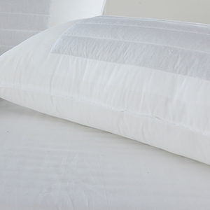 Federa moderna <span class=keywords><strong>di</strong></span> qualità alberghiera del cotone organico con la parte artificiale del collo della piuma 300TC portatile per uso della camera da letto o dell'hotel - Product Image 4