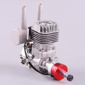 Motor RCGF de 20cc con escape trasero para avión RC, modelo de ala fija, kit metálico sin ensamblar, para uso en exteriores. - Product Image 1