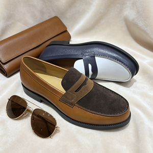 Zapatos <span class=keywords><strong>Mocasines</strong></span> de Cuero para Hombre, Estilo 2026, Hechos a Mano, Casuales, de Vestir, de Alta Gama, Transpirables, para <span class=keywords><strong>Caballero</strong></span> - Product Image 5