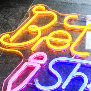 Letrero Luminoso de Neón, Letras Personalizadas con Luz LED, Logotipo de Tienda, Tira de Luz Decorativa, Letrero para Puerta de <span class=keywords><strong>Instagram</strong></span>, Decoración Exterior - Product Image 5