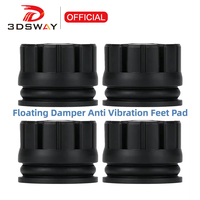 Nouveaux pieds amortisseurs flottants en silicone, amortisseurs de chocs à faible bruit, précision améliorée pour les pièces d'imprimante 3D Bambu Lab X1/X1C/P1P/P1S