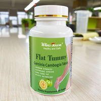 Comprimé de Garcinia Cambogia biologique P22 soutient les objectifs de poids santé avec l'extrait pur de Garcinia Tumy plat capsules amincissantes