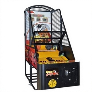 Machine de jeu d'arcade HGR Amusement Street Basketball personnalisée avec système de rédemption de tickets, fonctionnant à pièces/cartes, jeu de tir avec tickets de score - Product Image 2