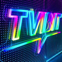 Enseigne néon moderne personnalisée RGB LED pour la décoration de la maison, du bar, du café, du restaurant, enseigne néon en PVC acrylique, logo, nom, marché américain et européen