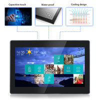 Écran tactile capacitif plat de 21,5 pouces 1000 nits, moniteur 1920*1080, écran LCD industriel étanche, VGA DVI