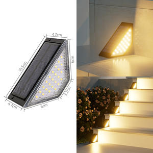 <b>Outdoor</b> DC Powered IP65 Solar LED Garden Lights <b>for</b> Courtyard <b>Steps</b> Walkways Stairs Wall Lighting - Product Image 6