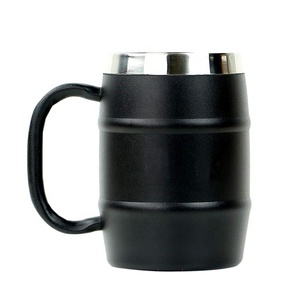 Taza de café y cerveza de acero inoxidable con aislamiento de doble pared en forma de tambor con tapa para Dirty Rotten Biker Dutchcraft <span class=keywords><strong>Troika</strong></span> - Product Image 6