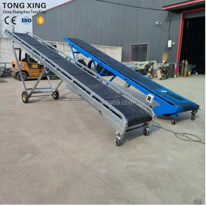 Gelişmiş taşınabilir düz zincirli konveyör kemer makinesi kum ve çakıl için ağır kauçuk bant konveyör imalatı - Product Image 6