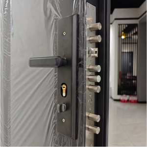 Porta in Acciaio Resistente ad Alta Sicurezza dal Design Postmoderno per Parchi e Uso Commerciale, Ben Sigillata e di Facile Manutenzione per Esterni/Interni - Product Image 4
