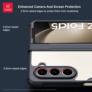 เคสป้องกัน <span class=keywords><strong>Xundd</strong></span> สำหรับ Samsung Galaxy Z Fold5 Fold4 Fold3 เคสกันกระแทกใสแบบเต็มตัวพร้อมแผ่นกันรอยหน้าจอ - Product Image 3