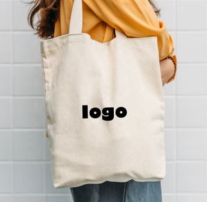 Vente en gros Sacs à provisions fourre-tout en toile de coton réutilisables personnalisés Sacs à provisions de supermarché avec logo imprimé - Product Image 6