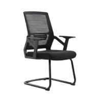 Chaise de bureau en maille pour réunion avec pied fixe