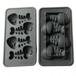 Moule à glace en silicone en forme d'arête de poisson, facile à démouler, pour bâtonnets glacés amusants pour enfants, idéal pour les friandises d'été et la congélation - Product Image 2