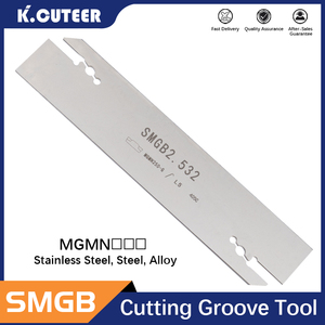<span class=keywords><strong>Porte</strong></span>-outil de découpe et de rainurage SMGB26 SMGB32, en acier à ressort blanc de haute qualité, série SMGB, pour lames de coupe MGMN300 - Product Image 2