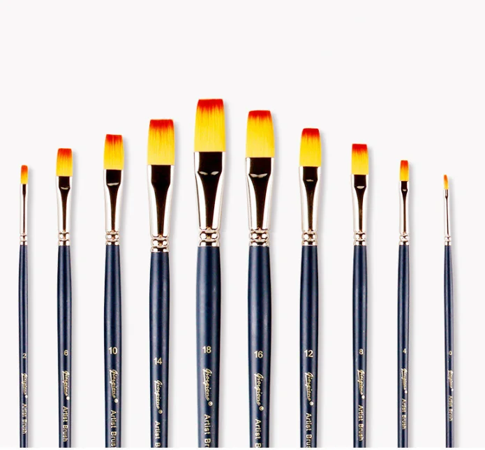 Профессиональная Кисть для рисования, набор кистей для масляной краски