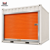Porte enroulable en acier pour conteneur maritime, unité de stockage, volet roulant manuel, porte latérale, entrepôt, garage