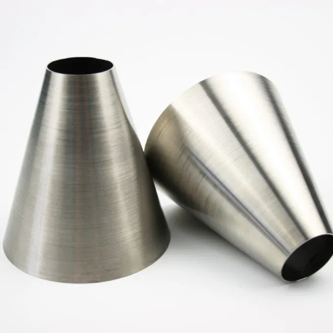 oem custom spinning cone precise stainless steel coffee machine parts price sheet metal aluminum fabrication manufacture
