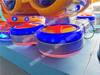 Manège pour enfants en forme de dirigeable spatial, Crazy Glider Squirrel, fonctionnant à des pièces Euro, balançoire en plastique, certifié CE, machine de jeu pour enfants