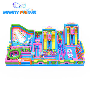 Parc de jeux gonflables Big Bounce, équipement de qualité commerciale <span class=keywords><strong>pour</strong></span> les parcs d'attractions, <span class=keywords><strong>location</strong></span> <span class=keywords><strong>pour</strong></span> événements, vente en gros - Product Image 3