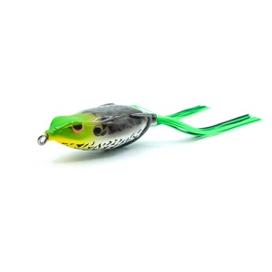 Leurre souple artificiel en PVC Proto Frog 55mm pour la pêche au bar en rivière, lac, ruisseau et eau douce, imprimé avec hameçons - Product Image 2
