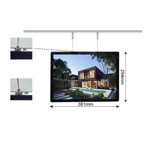 Boîte à lumière en acrylique LED cristalline - Respectueuse de l'environnement, haute luminosité, couleur personnalisable, affichage publicitaire suspendu à la fenêtre - Product Image 1