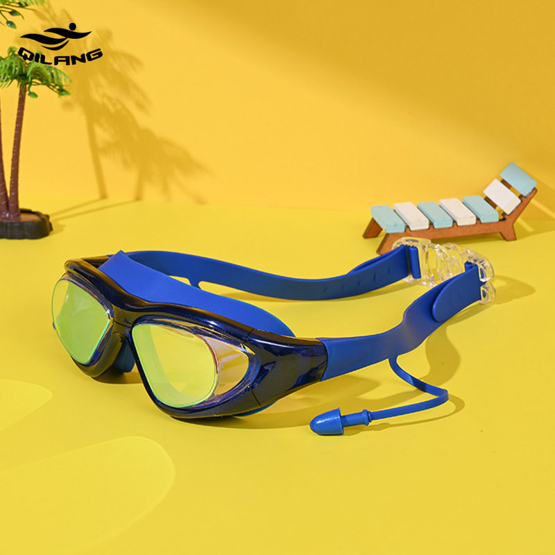 Royal blue (integrated earbuds with mushroom tips) box