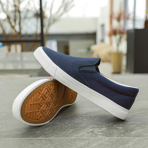 Zapatillas de lona blancas de alta calidad, zapatos vulcanizados transpirables, diseño informal sin cordones para primavera, verano, Otoño e Invierno - Product Image 5