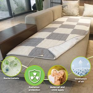 Alfombrilla de Puesta a Tierra Portátil Antiestática de Plata Pura para Protección Contra la Radiación, Plegable y Tejida, para Uso Doméstico y Hospitalario - Product Image 1