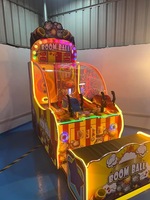 Nouvelle Arrivée : Machine de Jeu Boom Ball de Luxe à Monnayeur pour Parc d'Attractions (Plastique et Fer) Certifiée CE, 1-2 Joueurs, 110V/220V/230V