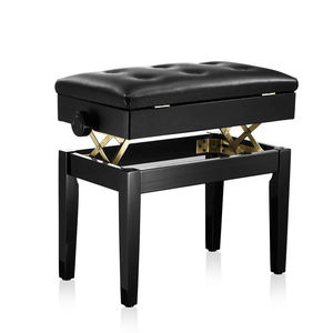 Venta al por mayor de alta calidad profesional ajustable <span class=keywords><strong>Piano</strong></span> Banco silla negro clásico Pu cuero acolchado teclado <span class=keywords><strong>Piano</strong></span> <span class=keywords><strong>taburete</strong></span> <span class=keywords><strong>blanco</strong></span> - Product Image 4