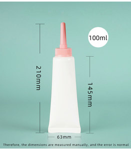 Tubo di Imballaggio in Plastica Personalizzato con Beccuccio Lungo per Crema Occhi - Logo Serigrafato per Unguenti e Medicinali - Product Image 6