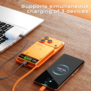 Custom logo Ultra-thin Magnetic Power Bank Mini Wireless Fast Charge 15w 20w Mini Power Bank 5000mah Capacity with Holder