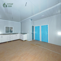 Casa Prefabbricata Modulare da 20 Piedi per Residenza Temporanea all'Aperto, Ufficio Mobile in Container, Altamente Sigillata, Espandibile e Pieghevole