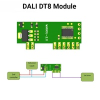 Módulo de Atenuación DALI-2 RGBCW, Controlador LED Programable por NFC de DALI a PWM para Iluminación RGB CW