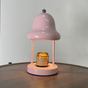 Lámpara Calentadora de Velas con Pantalla de Vidrio, Luz LED Roja, Rosa, Verde, Blanca, Decoración para el Hogar, Regalo - Product Image 2