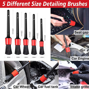 Vente en Gros Usine Fournitures de Détailing <span class=keywords><strong>Auto</strong></span> Outils de Nettoyage Kit 12 Pièces Brosse de Lavage Voiture - Product Image 4