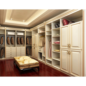 Armario <span class=keywords><strong>de</strong></span> estilo americano con montaje independiente, mueble <span class=keywords><strong>de</strong></span> madera sólida para dormitorio real, con espejo <span class=keywords><strong>de</strong></span> tocador - Product Image 6
