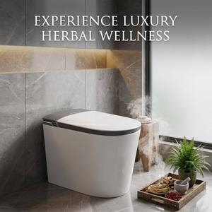 WC intelligent de luxe avec télécommande, lavage féminin intelligent, économie d'eau, sanitaires en céramique, WC intelligent pour salle de bain - Product Image 3